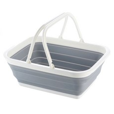 Block Mart 廚房可折疊方形手提籃, 混合顏色