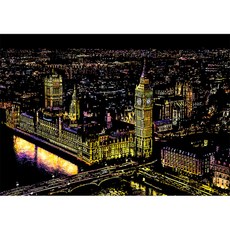 ARTJOY DIY 刮刮夜景 40.5 x 28.5 cm, 倫敦大笨鐘, 1個