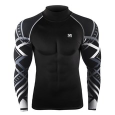 Zipravs 男士壓縮半領打底衫 ZCBS-131