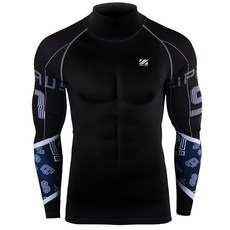 Zipravs 男款拼色長袖泳衣 ZCBS-67