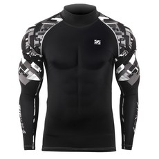 Zipravs ZCBS-134男士壓縮半頸部底層