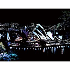 ARTJOY DIY刮刮夜景 26.5 x 20 cm, 雪梨夜景