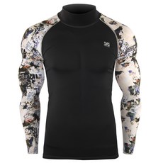 Zipravs 男款拼色長袖泳衣 ZCBS-61