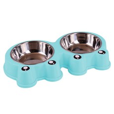 펫코디 개구리 2구 반려동물 식기, B, 1개