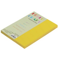 New C-Plain 紙文化 環保雙面色紙 No6 淡黃色, 1個