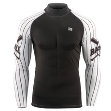 Zipravs 男款拼色長袖緊身衣 ZCBS-124