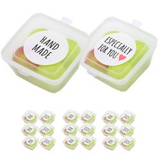 도나앤데코 pp내열 원터치 tk형 소스통 20p + 이 스페셜 핸드 메이드 혼합 스티커 20p, 1세트