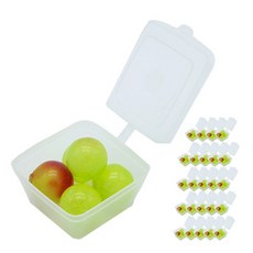 PP내열 원터치 사각 소스통 6.3 x 6.5 x 2.5 cm, 1개입, 25개