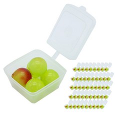 Donna&deco PP耐熱單鍵式方形醬料盒, 1入, 50個