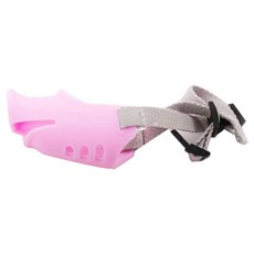 Super Pet 矽膠豬鼻子狗狗嘴套 S, 粉紅色, 1個