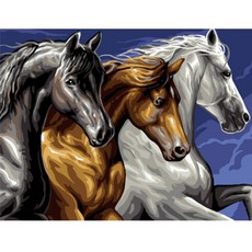 헬로페인팅 그림그리기 DIY 풀 세트 20 x 30 cm EX5268, 혼합 색상, 1개