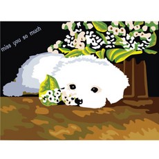 헬로페인팅 그림그리기 DIY 풀 세트 20 x 30 cm EX5027, 혼합 색상, 1개