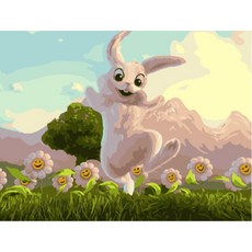 헬로페인팅 그림그리기 DIY 풀 세트 20 x 30 cm EX5202, 혼합 색상, 1개