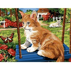 헬로페인팅 그림그리기 DIY 풀 세트 20 x 30 cm EX5278, 혼합 색상, 1개