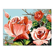 헬로페인팅 DIY 그림그리기 풀세트 30 x 40 cm EX5541, 혼합 색상, 1개