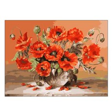 헬로페인팅 DIY 그림그리기 풀세트 30 x 40 cm EX5812, 혼합 색상, 1개