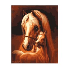 헬로페인팅 DIY 그림그리기 풀세트 30 x 40 cm EX5832, 혼합 색상, 1개
