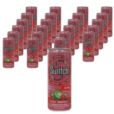 스위치 키위베리 탄산음료, 237ml, 24개