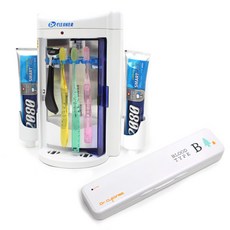Dr.CLEANER 家用牙刷清潔器+攜帶式電池牙刷清潔器, DR-70（家用）、BIO-201（便攜）, B型血