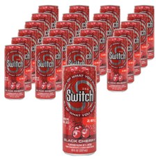 스위치 블랙체리 탄산음료, 237ml, 24개