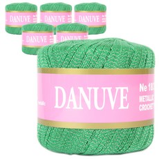 Yeonil Textile Danube 編織線, 333號 銀綠色