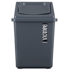 FABULOUS 搖蓋式垃圾桶 10L, 混色, 1個