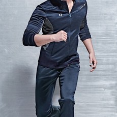 패기앤코 남성용 니트 트레이닝 재킷 NTT-3205 + 팬츠 NTP-3205