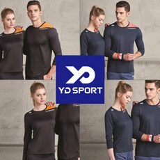 와이디스포츠 여성용 기모 긴팔 티셔츠 TL1754BK