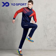 YD SPORT 印花長袖拉鏈外套+長褲 WU1763NB WP1763NB