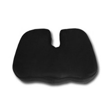 記憶海綿透氣坐墊, 黑色