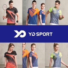 YD스포츠 여성용 볼링 테니스 스쿼시 배드민턴 배구 정구 탁구 스포츠 티셔츠