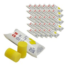 3M 筒狀防音耳塞 2入裝, 1組, 200組