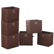 KAZT 多功能太空箱, 棕色的, 6個