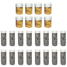 KAZT 冰箱收納罐白色 L號 16入+M號 8入, 1組