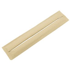 Donna&deco 牛皮紙竹製免洗筷 素色, 1入, 60個