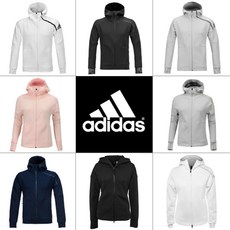 adidas 愛迪達 [羽球市集] ZNE/連帽2 Pulse/跑步/網球服/男女訓練/運動夾克/風衣/運動服飾 BQ0099(女性/灰色)