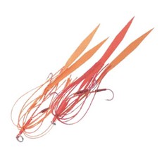 DAMIKI Mousseline鉤子釣魚鉤 SMALL ORANGE&RED, 1組