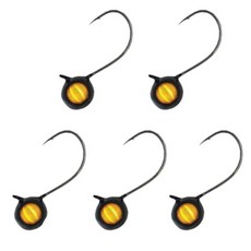 다미끼 카이젤 지그 헤드 1/16oz BLACK, 5개