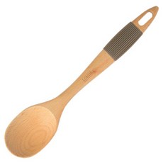 론드 내추럴 우드 조리 스푼, 혼합 색상, 1개