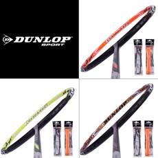 DUNLOP 羽毛球拍, Force CU 8.3（黑色/熒光綠）, REVELATION CU 一把握把 (1pc)-顏色隨機