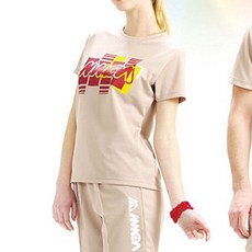 모아 여성용 라운드 티셔츠 MRT-7341BG