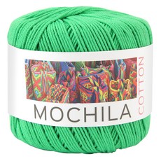 브랜드얀 모칠라코튼 가방소품 뜨개실, 1개, 그린파파