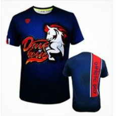 업튼 한국생산 독특한디자인 볼링 테니스 배드민턴 탁구복 스포츠의류 남여라운드커스텀티셔츠 20번 다크호스 네이비 맨즈