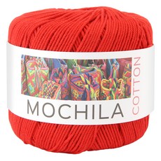 브랜드얀 모칠라 코튼 뜨개실, 1개, 8빨강