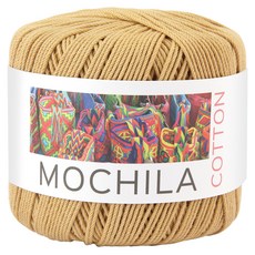 브랜드얀 모칠라코튼 가방소품 뜨개실, 1개, 33라떼