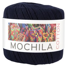 브랜드얀 모칠라코튼 가방소품 뜨개실, 1개, 16남색