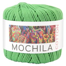 브랜드얀 모칠라코튼 가방소품 뜨개실, 1개, 27텔그린