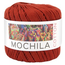 브랜드얀 모칠라코튼 가방소품 뜨개실, 1개, 모칠브라운