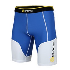 [SKINS] SL172MRAIP107 BLU0 절개 포인트 남자 하프 타이즈(블루) 95