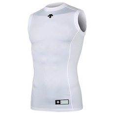 데상트 S5221ZST01 WHT0 라운드 민소매 언더셔츠